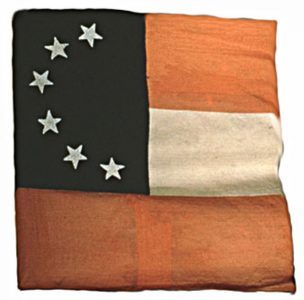 Confederate Flag - Six Stars (Captured by 3rd Regiment, NJ Volunteers, Manassas) (CN 137)