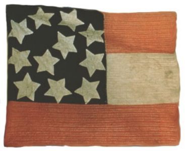 Confederate Flag - 11 Stars (Captured by 3rd Regiment, NJ Volunteers, Manassas) (CN 139)