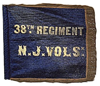 Camp Color or Flank Marker, 38th Regiment, NJ Volunteers (CN 105)