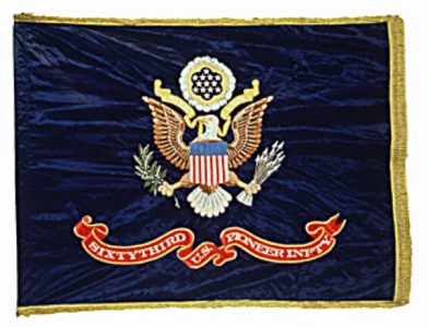 US Flag - 63rd Pioneer Infantry (Post Civil War)(CN 129)