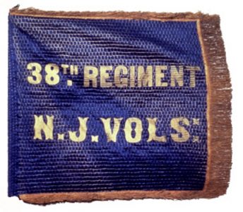 Camp Color or Flank Marker, 38th Regiment, NJ Volunteers (CN 104)